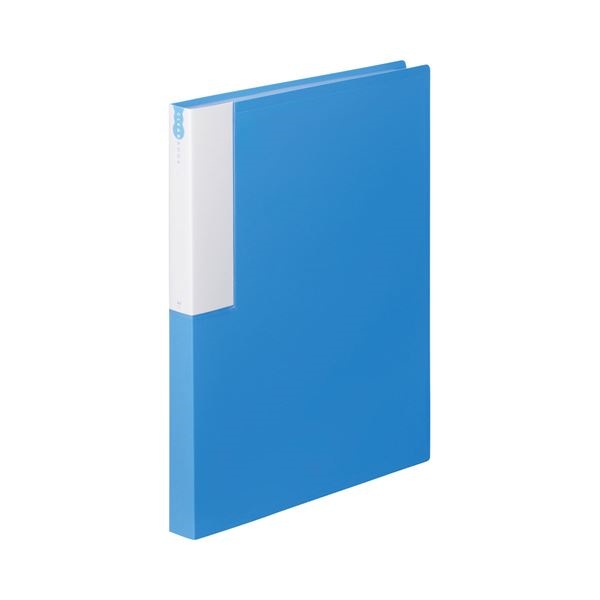 （まとめ） TANOSEE クリヤーブック（クリアブック） A4タテ 36ポケット 背幅24mm ブルー 1冊 30セット