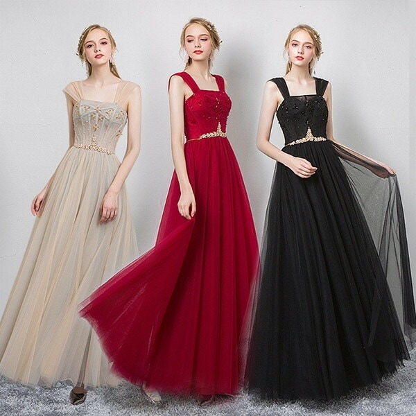 ロングドレス 演奏会 半袖 ブルー パーティードレス 大きいサイズ バックレスドレス Uネック プリンセスライン 編み上げ 花柄 ピアノ 発表会 大人 ステージ 衣装 舞台 コンサート【S-3XL】