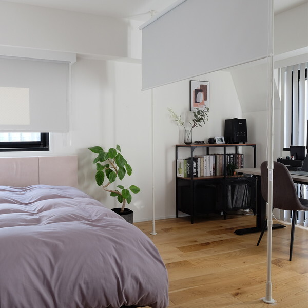 TOSO Naivis ロールスクリーン間仕切りセット ホワイト ロールスクリーン付 メーカー直送