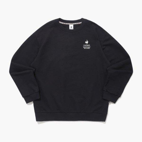 長袖Tシャツ NQJ QP423CFSO1-BLK [バックヤードビルダー x ] トレーナー / BLACK