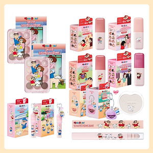 【クレヨンしんちゃんxcolorgram】ヌーディブラーティント/リップクレパスセット/タングルティントミルク/アイパレット/シェーディング/シェーディングスティッ