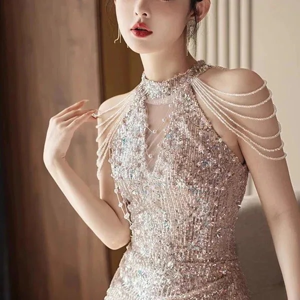 【今季トレンド】パーティードレス フランスのイブニングドレス結婚式ワンピース ウェディングドレス 花嫁ロングドレス 成人式 演奏会 発表会 卒業式 ドレスワンピース ロングドレス 8,965円