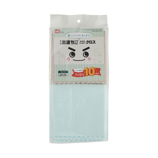 （まとめ） レック 激落ちくんマイクロファイバークロス S00735 1パック（10枚） 10セット