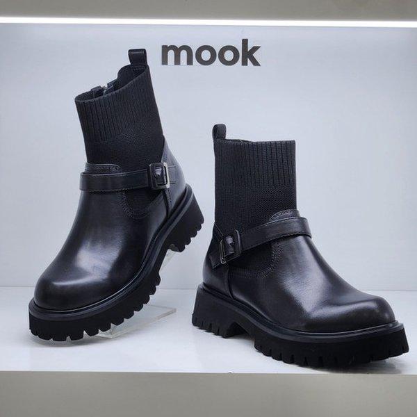 女性スタイリッシュニットブーツ 422608 AA HGPT1SD