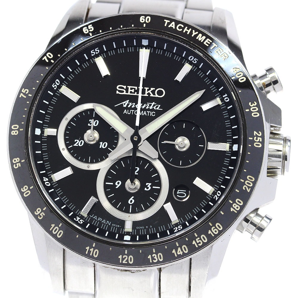 【好評にて期間延長】セイコー SEIKO SAEK011/8R28-00L0 ブライツ アナンタ クロノグラフ デイト 自動巻き メンズ _791984【中古】の価格と品揃え