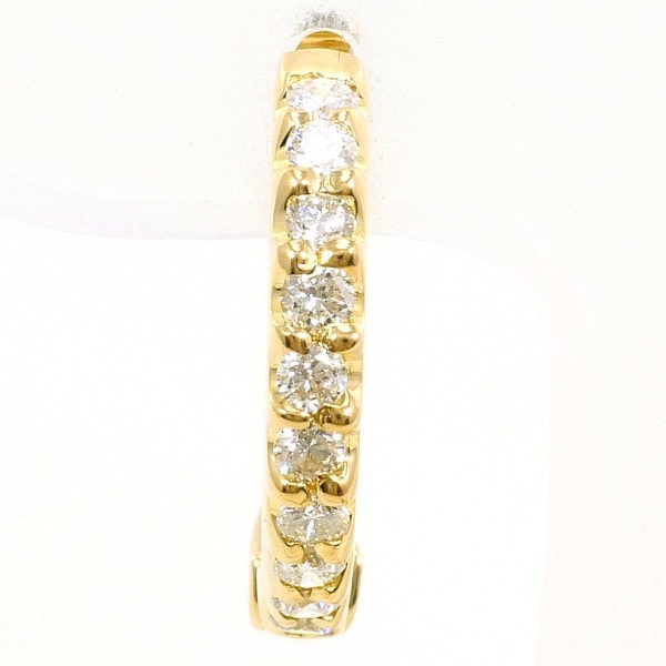 K18 18金 YG イヤリング(片耳) ダイヤ 0.25 【中古】