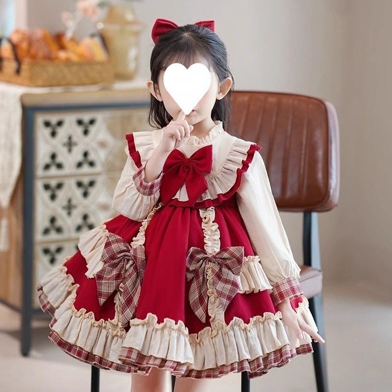 【急速発送】女の子 ロリータ ワンピース 春夏服子供スカート