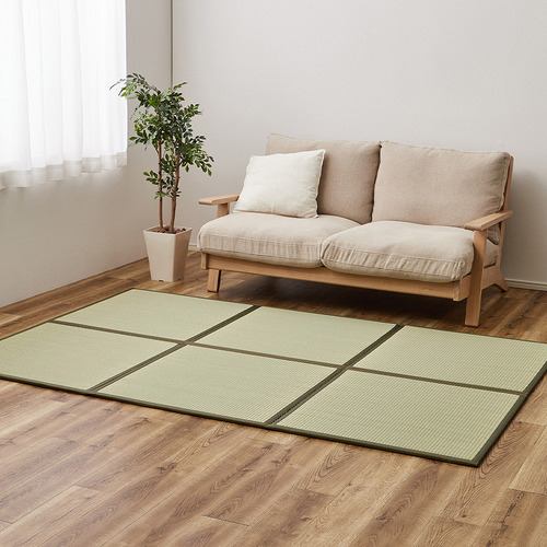 【メーカー直送品】萩原 たためる連結畳 鎌倉 6面 約150×225×1.1cm