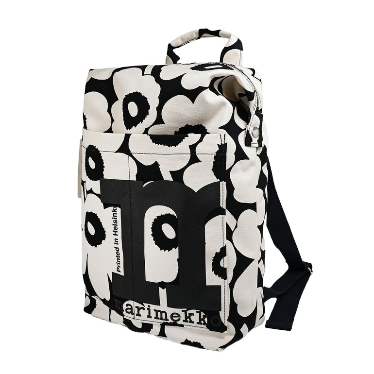 リュック バッグ バックパック モノ ウニッコ レディース ブラック×オフホワイト 92195 092195 908 北欧雑貨 北欧デザイン