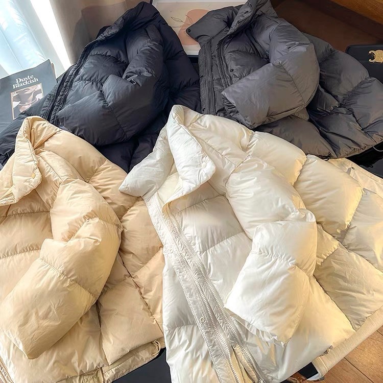 宋宜通の暖かくて軽いシンプルスタンドカラーショートパン雲状ダウンジャケット 461276 5,361円