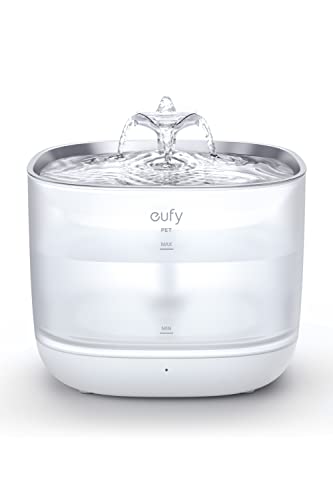 Anker Eufy Pet Water Fountain P940（犬・猫用自動給水器）【モーターとタンクが別/静音/お手入れ簡単/食器洗い機対応ステンレストレイ 】