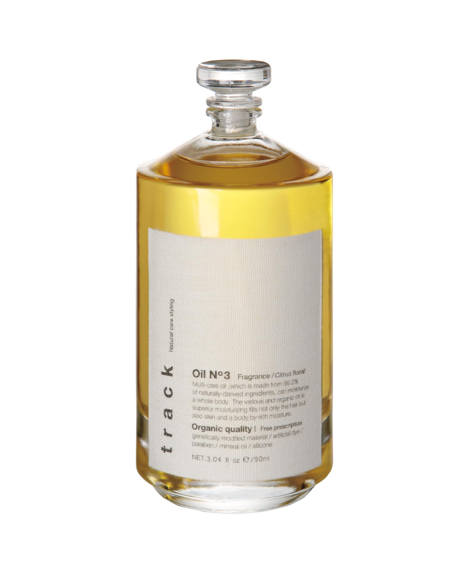 track トラック ヘアオイルNo.3 ナンバースリー 90ml