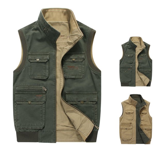 メンズ アウトドアベストカメラマン 父の日ファッション 釣り用 撮影用 登山用 オールシーズン ジ 5,244円