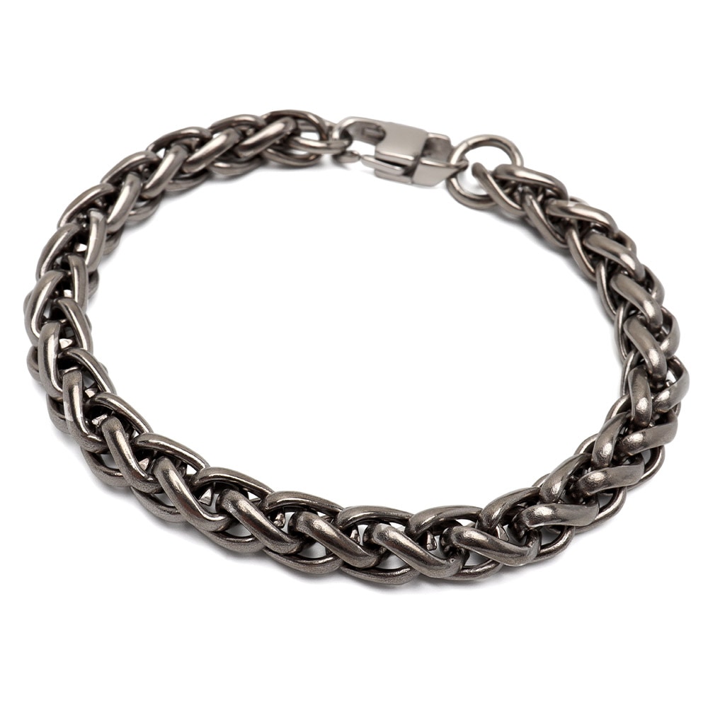 チタン ウィートチェーンブレスレット [b985]