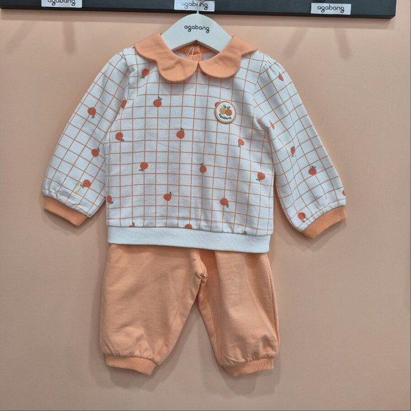 リンダチェックカラー上下セット 01T123059_CJ