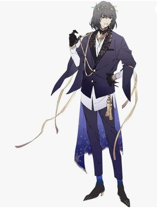 実物撮影（ウィッグ靴追加 ） FateGrand Order FGO ホワイトデー 概念礼装『一夜の夢』 オベロン コスプレ衣装