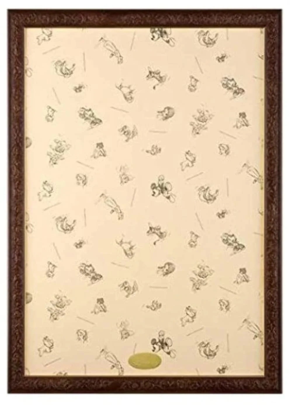 パズルフレーム ディズニー専用 アートフィギュアパネル 1000ピース用 ブラウン(51x73.5cm)