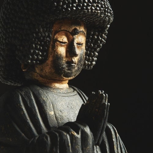 イSム（イスム） TanaCOCORO[掌] 五劫思惟阿弥陀 仏像 フィギュア 置物 リアル仏像