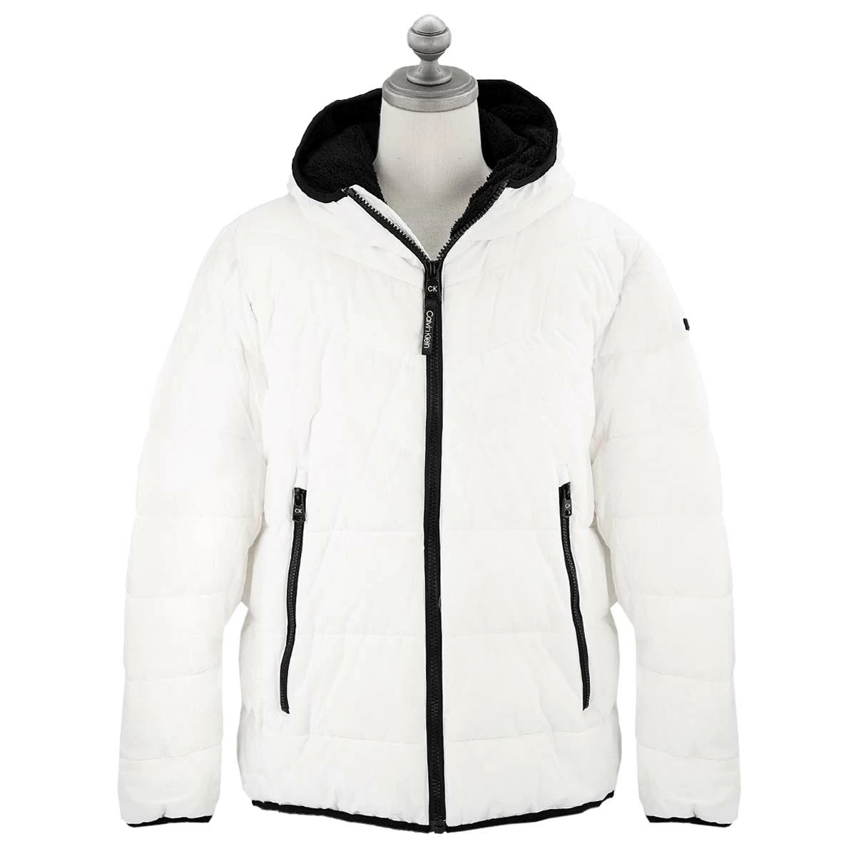 中綿ジャケット CM155201 Hooded Stretch Jacket メンズ 男性 WHITE ホワイト