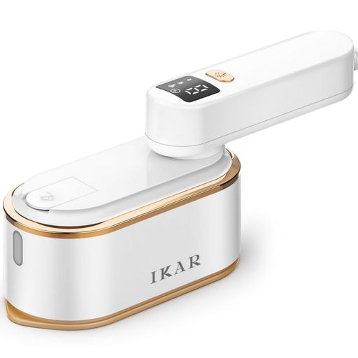 アイロン スチームアイロン 衣類スチーマー ハンガーにかけたまま ドライアイロン シワ伸ばし 10秒立ち上がり 3段階スチーム量調節 LEDディスプレイ 折り畳み式 ハンドル180回転 150ML大容