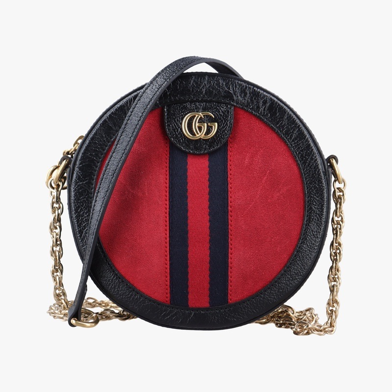 オフィディアレッド×ブラックスエード×レザー550618E026425012中古