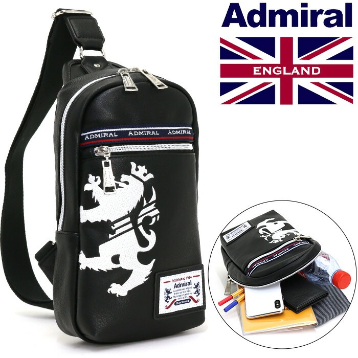 admiral アドミラル ボディバッグ タイプ ボディバッグ ADGA-01 ボディバッグ ワンショルダー バッグ 送料無料
