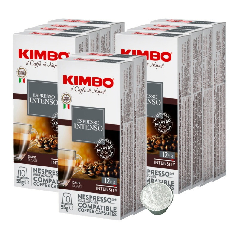 KIMBOKIMBO キンボ イタリア産 ネスプレッソ 互換 カプセルコーヒー インテンソ10箱（100カプ
