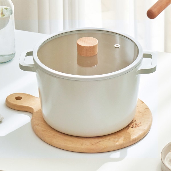 ルア IH インダクション用 ミニ バケッツ 深い 鍋 大釜鍋 22cm