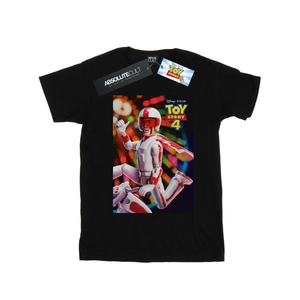(英国より直送) Disney メンズトイ・ストーリー 4 デューク・カブームポスター Tシャツ