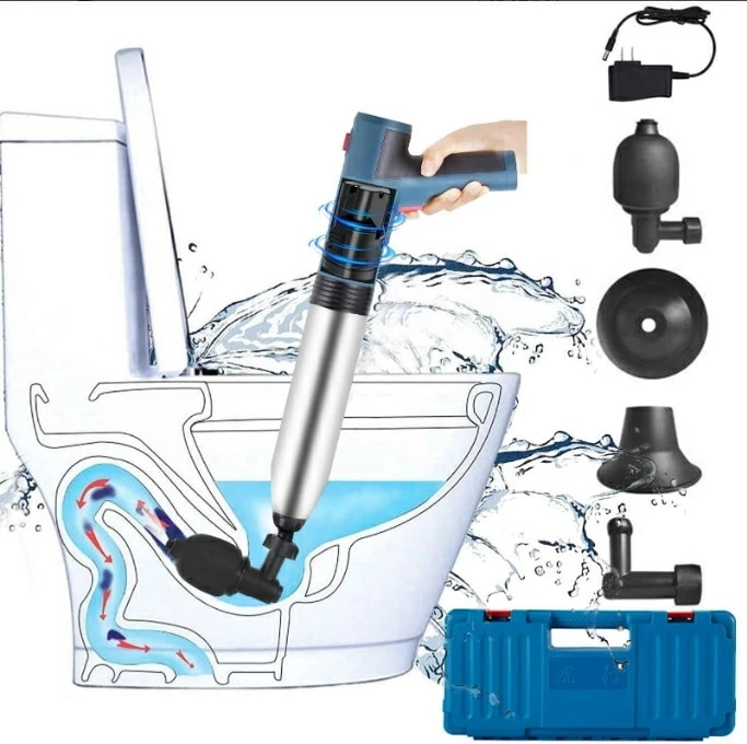 期間限定2025改良型パイプクリーナー 電動式 トイレつまり解消道具 最強スッポン トイレ 疏通ツールー 真空式パイプクリーナー 排水口クリーナ 家庭用 業務用6点セット トイレプランジャー