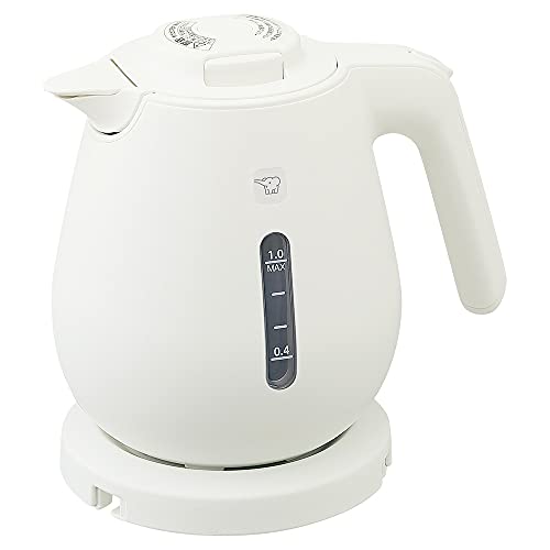 象印マホービン(ZOJIRUSHI)【旧モデル/在庫限り】象印 電気ケトル 1.0L コンパクト カップ1杯約60秒 安全設計 清潔 ほこりブロック ハイパワー1300W ホワイト CK-DA10-W