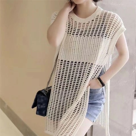 ニット ミニ丈 編み生地 半袖 かわいい系大きいサイズ レディース 平干し ニット ニットセーター vネック カーディガン knit sweater