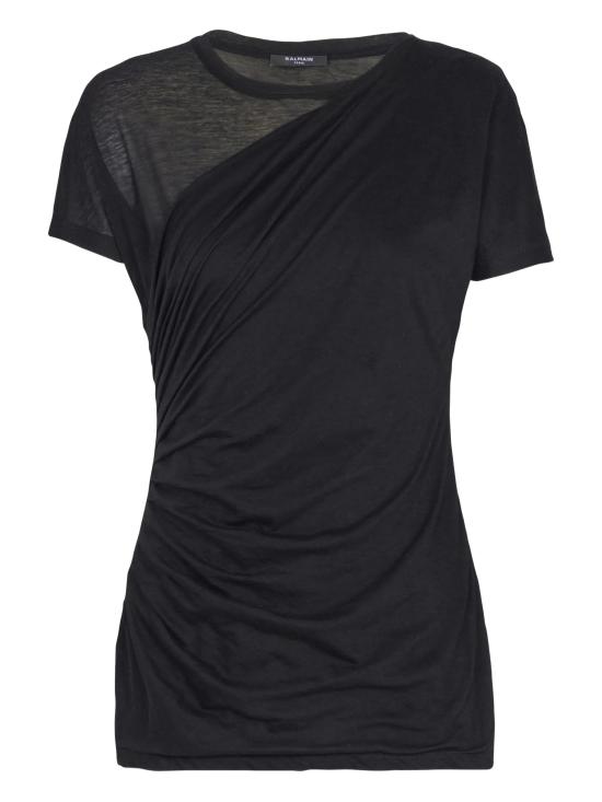 BALMAIN Women Tops GF1EF003JL63 0PA Black