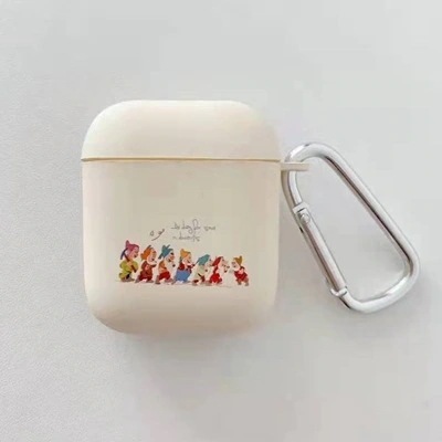 保護イヤホンケース ProケースAirPodsケース防塵 7人の小人たちのソフトケースAirPods