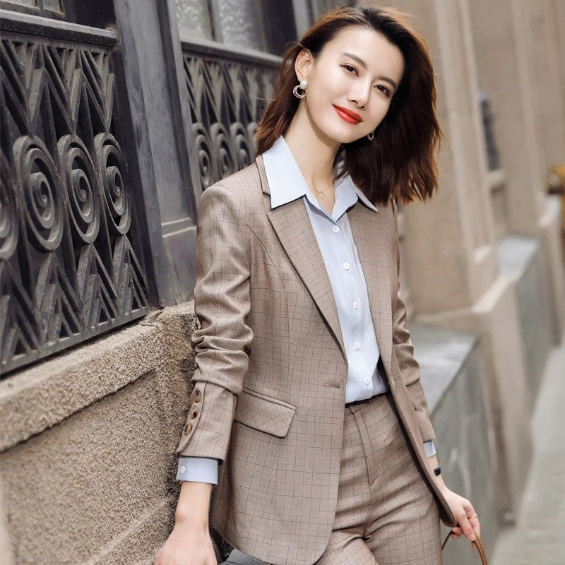 春秋 スーツジャケット 新作 シンプル ビジネス 高級感 気質 おしゃれ スーツ-84