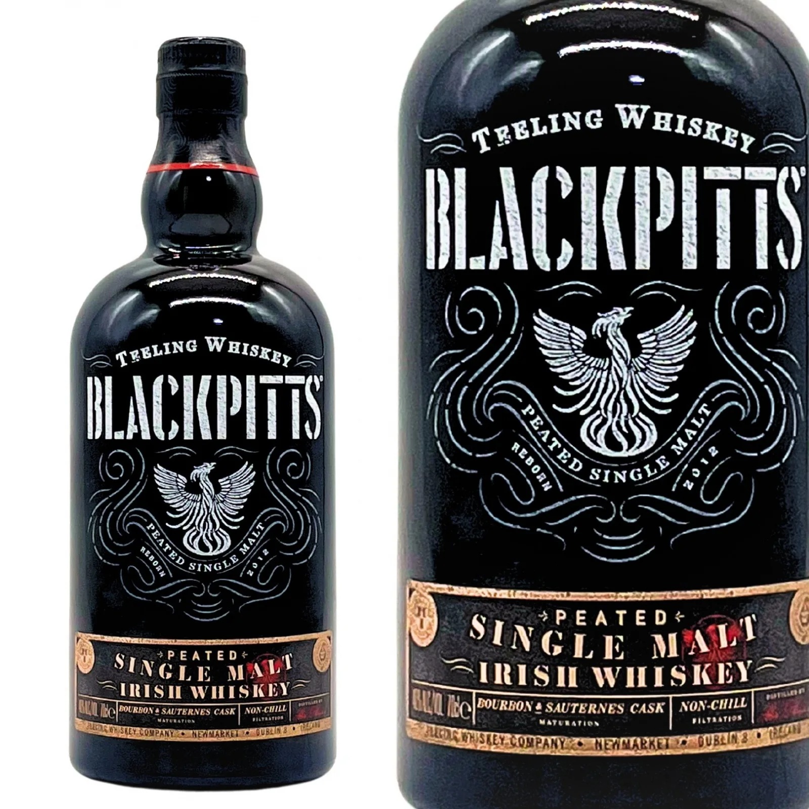 ティーリング ブラックピッツ ピーテッド シングルモルト 46% 700ml アイリッシュ ウイスキー