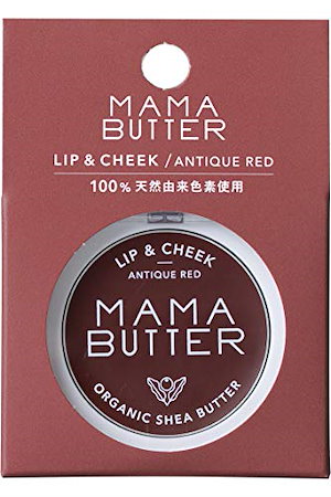 MAMA BUTTER(ママバター) リップ＆チーク アンティークレッド 3グラム (x 1)