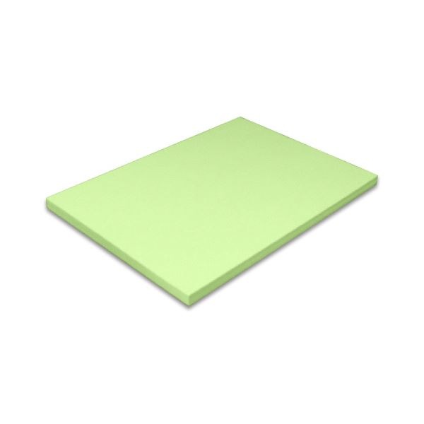 (まとめ) 北越コーポレーション 紀州の色上質A3Y目 薄口 鶯 1セット(20枚) (×5セット)