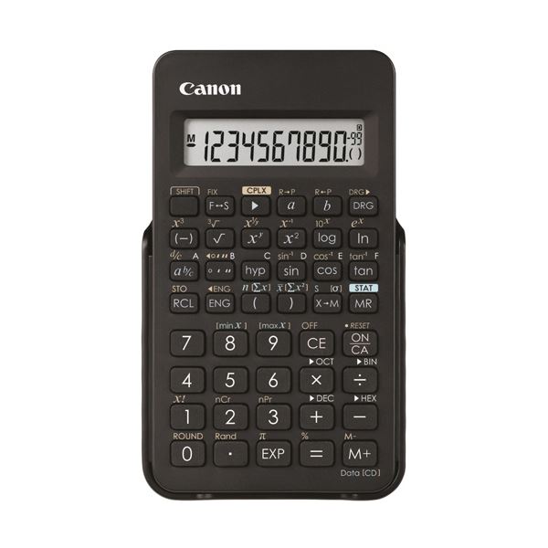 キヤノン 関数電卓 F-605G仮数10桁指数2桁 関数機能(154種類)ハードカバー付 0891C003 1セット(10台)