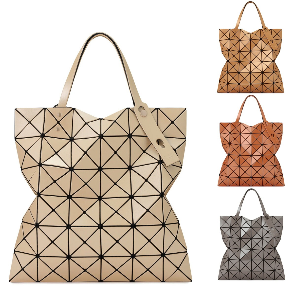 バオバオ BAO BAO ISSEY MIYAKE 【LUCENT METALLIC / 6×6】 トートバッグ 全4色 BB AG623