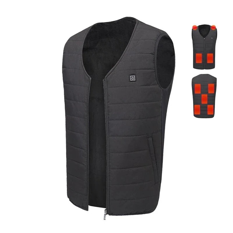 電熱ベスト レディース USB ヒーターベスト おしゃれ 速暖 洗濯可 3/9エリア発熱 ヒートベスト バイク アウトドア 電熱ウェア 防寒対策グッズ 加熱ベスト