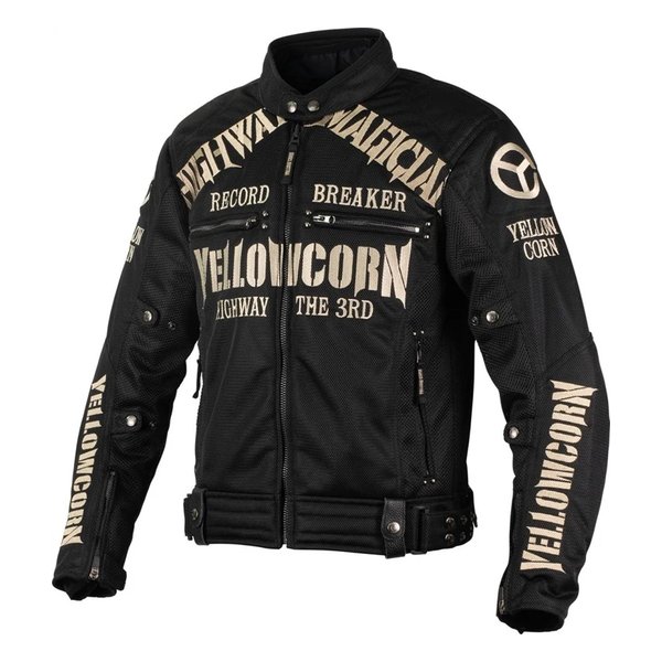 MESH JACKET メッシュジャケット ブラックアイボリー/Lサイズ YB-5105BK/IVL