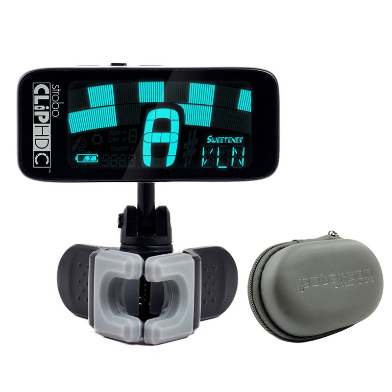 StroboClip HDC-V バイオリン用クリップ式ストロボチューナー 高精度 カラー液晶 Violin Clamp搭載 ビオラ チェロ対応