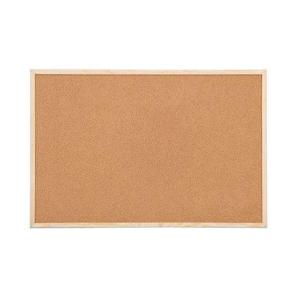 （まとめ） TANOSEE 両面コルクボード Lサイズ W900×H600×D15mm 1枚 (×4セット)