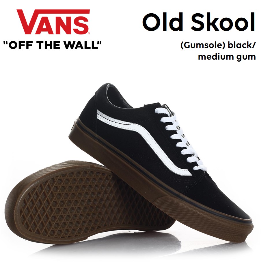 [VANS] スニーカー オールドスクール GUMSOLE USA企画 黒 VN0001R1GI6