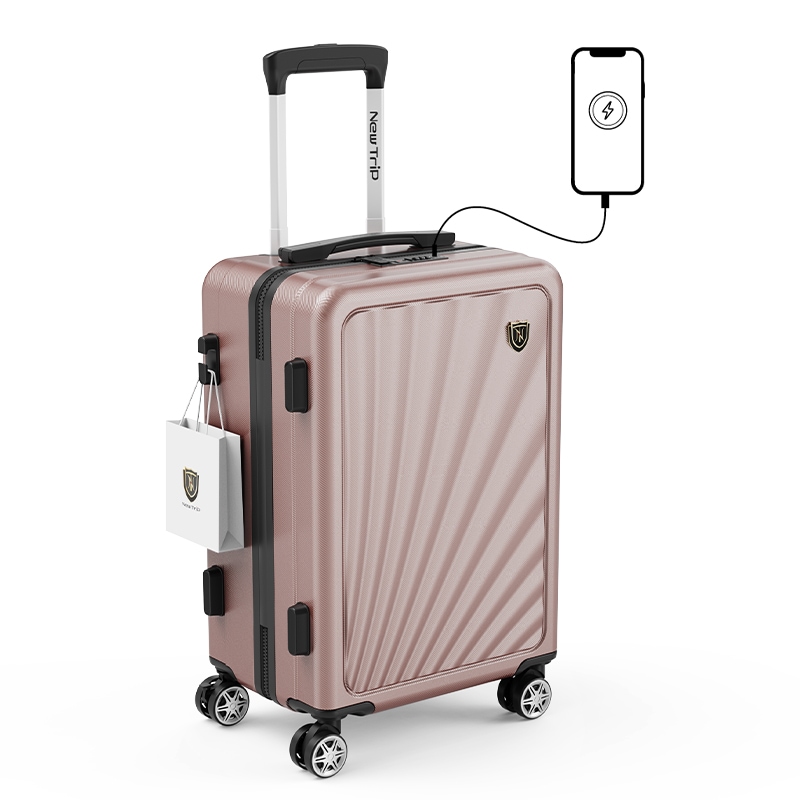 スーツケース 機内持ち込み Sサイズ 40L ストッパー付き USB充電ボート 軽量 YKKファスナー 隠しフック ダブルキャスター キャリーバッグ 耐衝撃 TSAローク搭載 ファスナータイプ