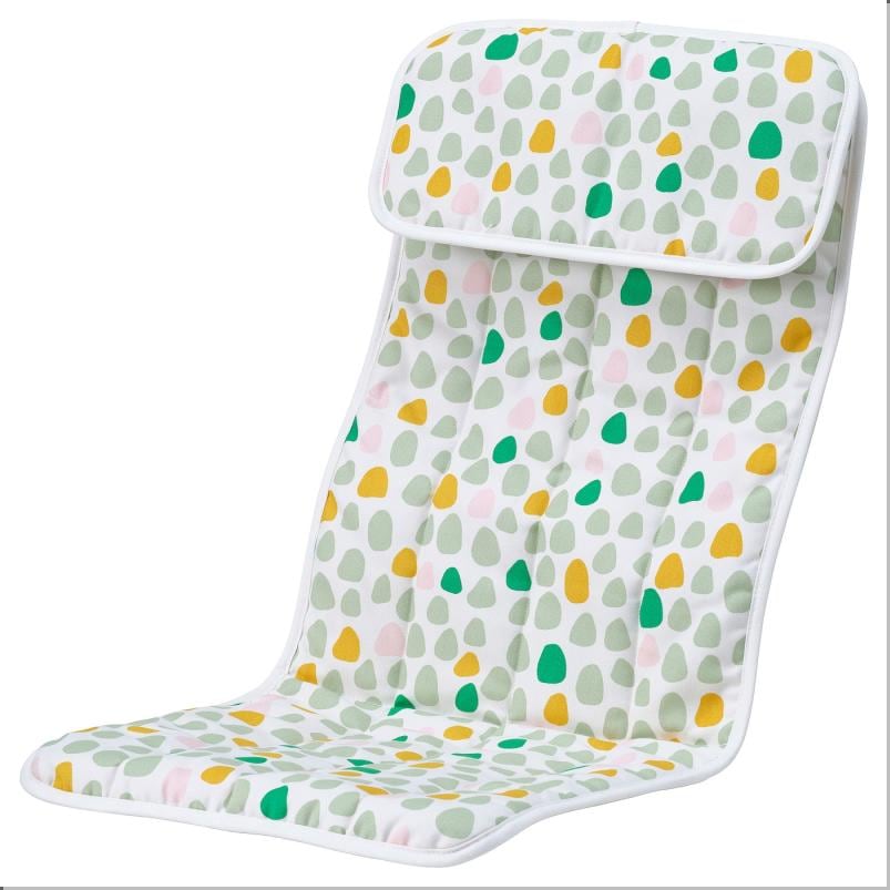 POANG ポエング 子ども用アームチェアクッション - ウルヴスビー/水玉模様