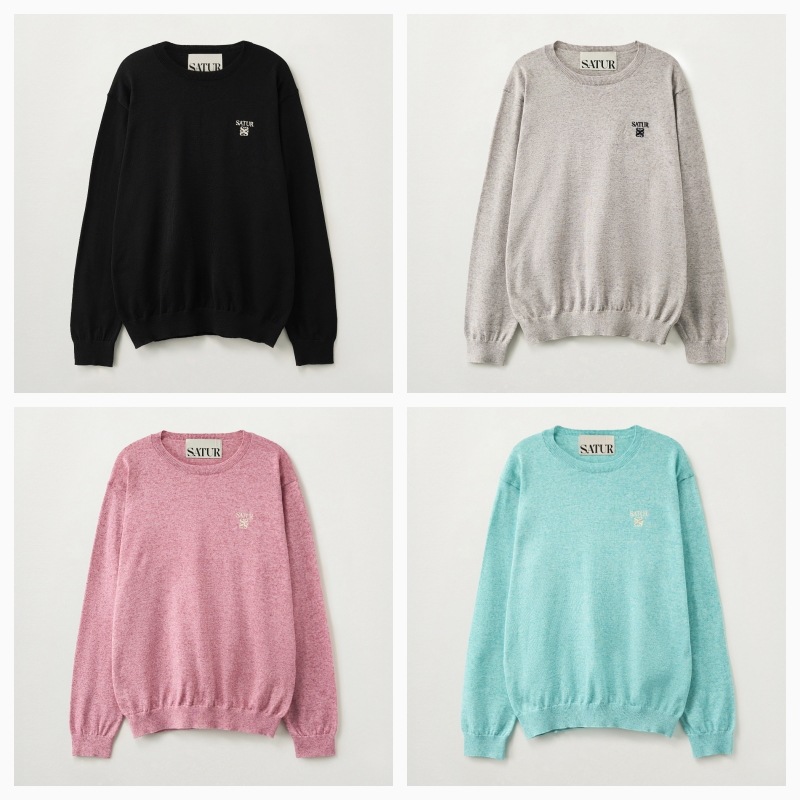 【SATUR】26SS LOREN LINEN BLEND KNIT : 4COLORS