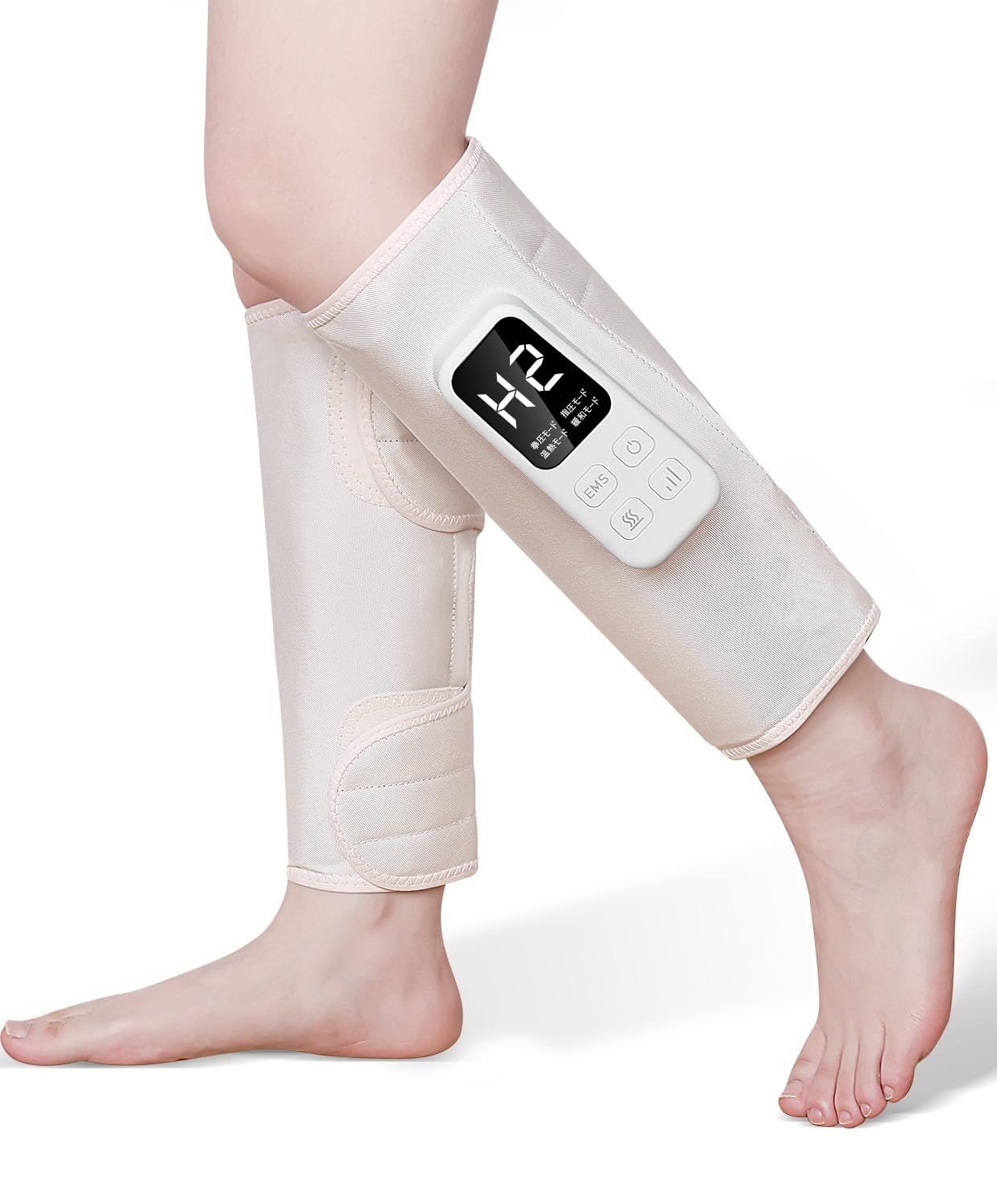 ふくらはぎリッラクス 【EMS×エアバッグ×温熱機能】 空気圧 エアバック 足裏 コードレス USB充電式 3モード×3段階強度×3段階温度 サイズ幅調整可 軽量 携帯便利 家庭用 男女兼用 ギフトに