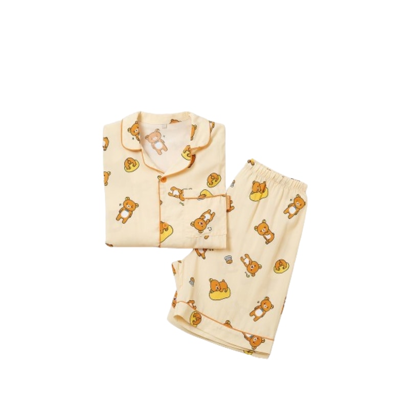 SPAO[男女共用] [リラックマ] クマたちの自由時間 半袖 パジャマ2種 6,335円